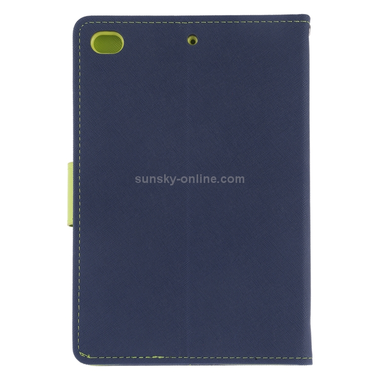 GOOSPERY FANCY DIARY Horizontal Flip Leather Case for iPad Mini (2019), with Holder & Card Slots & Wallet (Blue) GOOSPERY FANCY DIARY Horizontal Flip Leather Case for iPad Mini (2019), with Holder & Card Slots & Wallet (Blue)