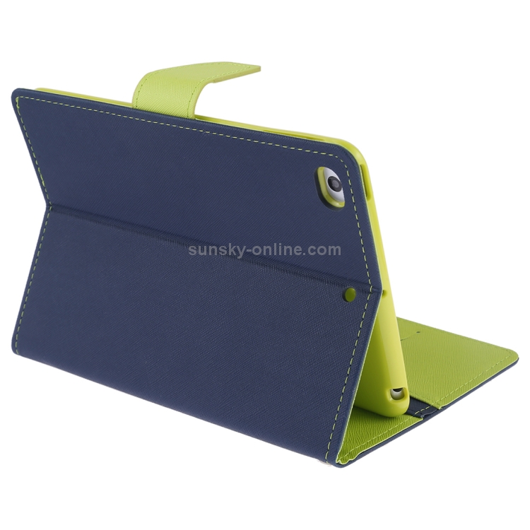 GOOSPERY FANCY DIARY Horizontal Flip Leather Case for iPad Mini (2019), with Holder & Card Slots & Wallet (Blue) GOOSPERY FANCY DIARY Horizontal Flip Leather Case for iPad Mini (2019), with Holder & Card Slots & Wallet (Blue)