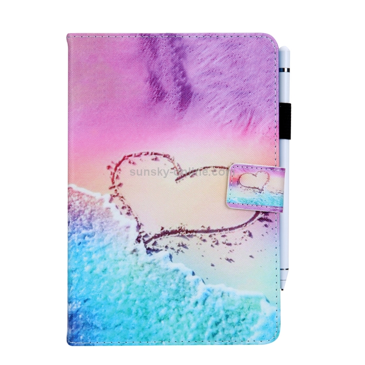 Heart Pattern Horizontal Flip Leather Case for iPad mini 4 & 3 & 2 & 1, with Holder & Card Slot & Wallet Heart Pattern Horizontal Flip Leather Case for iPad mini 4 & 3 & 2 & 1, with Holder & Card Slot & Wallet