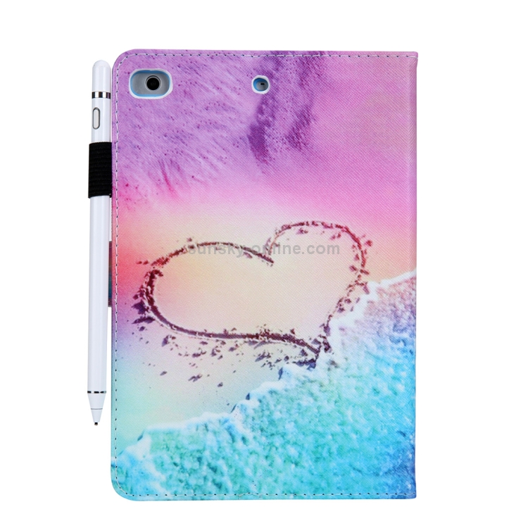 Heart Pattern Horizontal Flip Leather Case for iPad mini 4 & 3 & 2 & 1, with Holder & Card Slot & Wallet Heart Pattern Horizontal Flip Leather Case for iPad mini 4 & 3 & 2 & 1, with Holder & Card Slot & Wallet