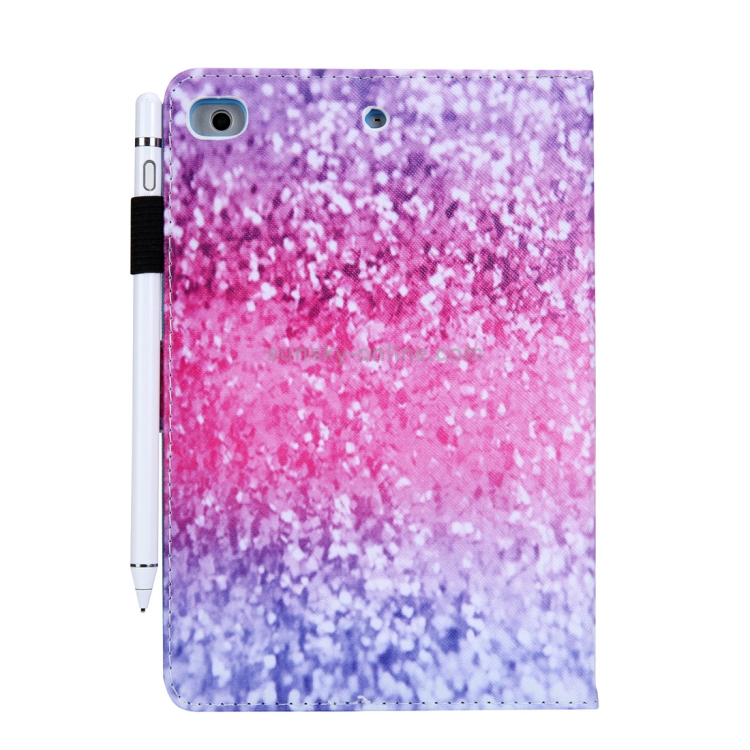 Star Pattern Horizontal Flip Leather Case for iPad mini 4 & 3 & 2 & 1, with Holder & Card Slot & Wallet