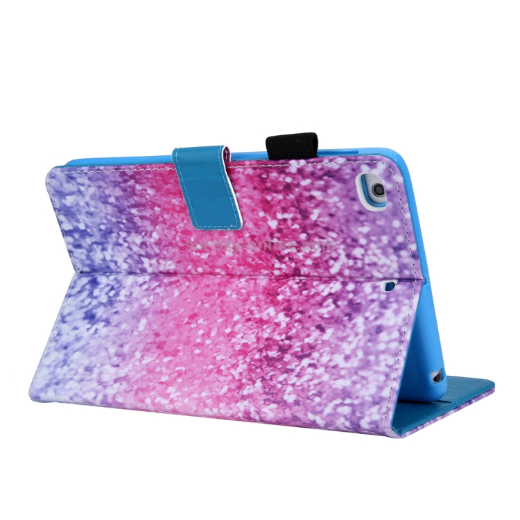Star Pattern Horizontal Flip Leather Case for iPad mini 4 & 3 & 2 & 1, with Holder & Card Slot & Wallet