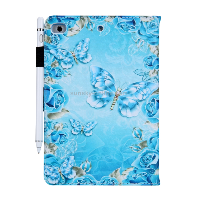 Crystal Butterfly Pattern Horizontal Flip Leather Case for iPad mini 4 & 3 & 2 & 1, with Holder & Card Slot & Wallet Crystal Butterfly Pattern Horizontal Flip Leather Case for iPad mini 4 & 3 & 2 & 1, with Holder & Card Slot & Wallet