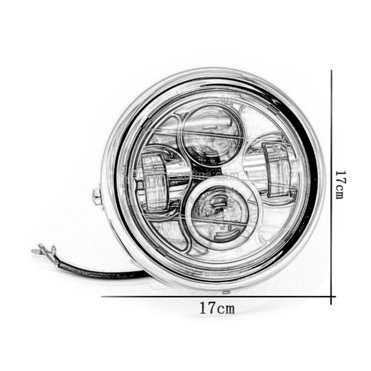 5,75 Zoll runder LED-Motorrad Universal Scheinwerfer Modifizierter  Scheinwerfer (Schwarz)