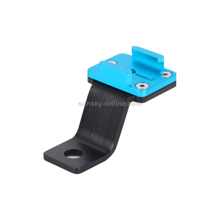 RUIGPRO Supporto per telefono in lega per manubrio da moto per GoPro /  Insta360 / DJI OSMO Sport Camera (ciano)