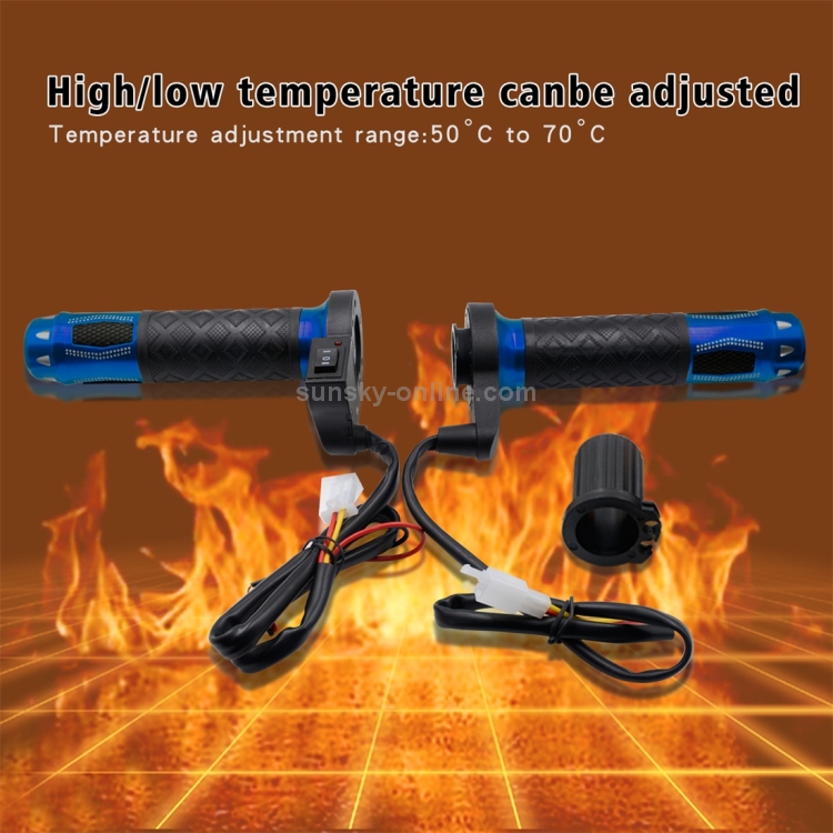 WUPP CS-095D1 moto modifié température réglable Silicone universel chauffage  électrique couverture de main poignée chauffante