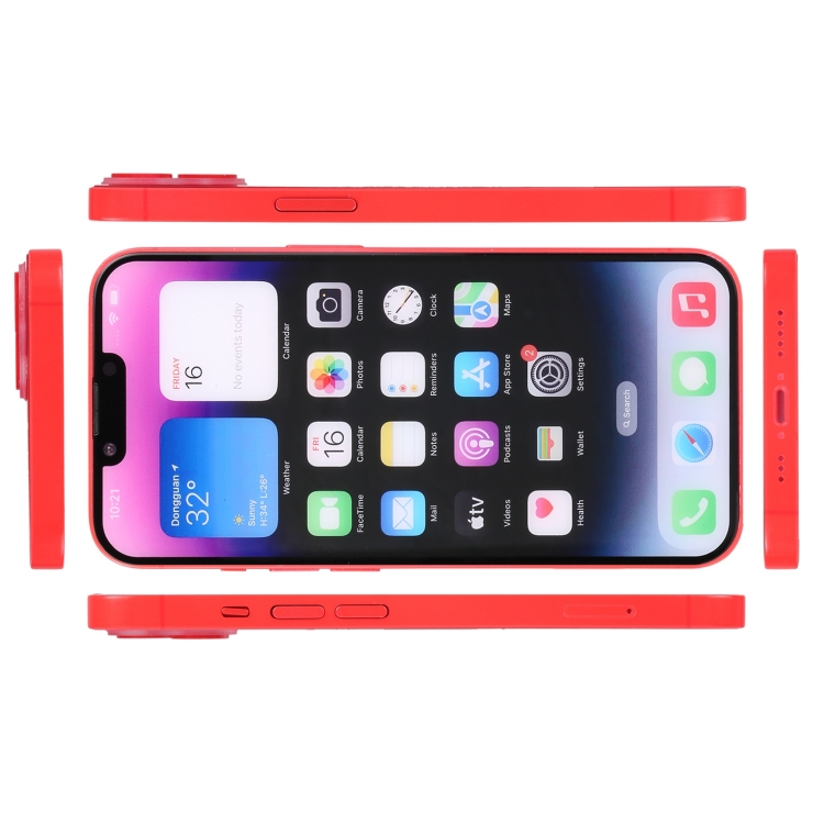 Écran couleur faux modèle d'affichage factice non fonctionnel pour iPhone 12  (6,1 pouces) (rouge)