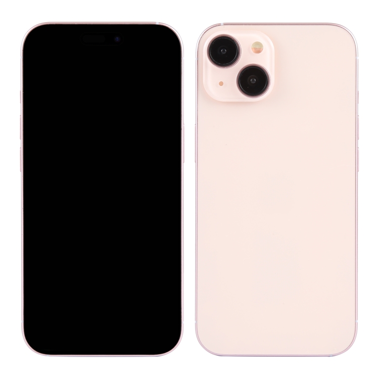 For iPhone 15 Black Screen Non-Working Fake Dummy Display Model (Pink) - 1