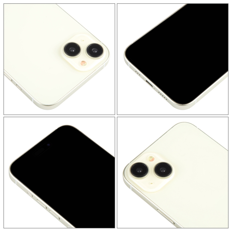 For iPhone 15 Black Screen Non-Working Fake Dummy Display Model (Yellow) - 3