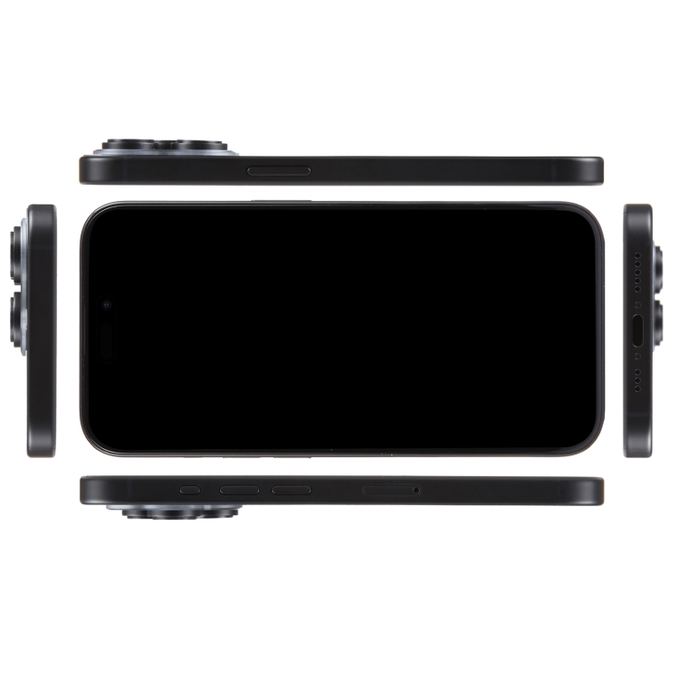 For iPhone 15 Pro Black Screen Non-Working Fake Dummy Display Model (Black Titanium) - 2