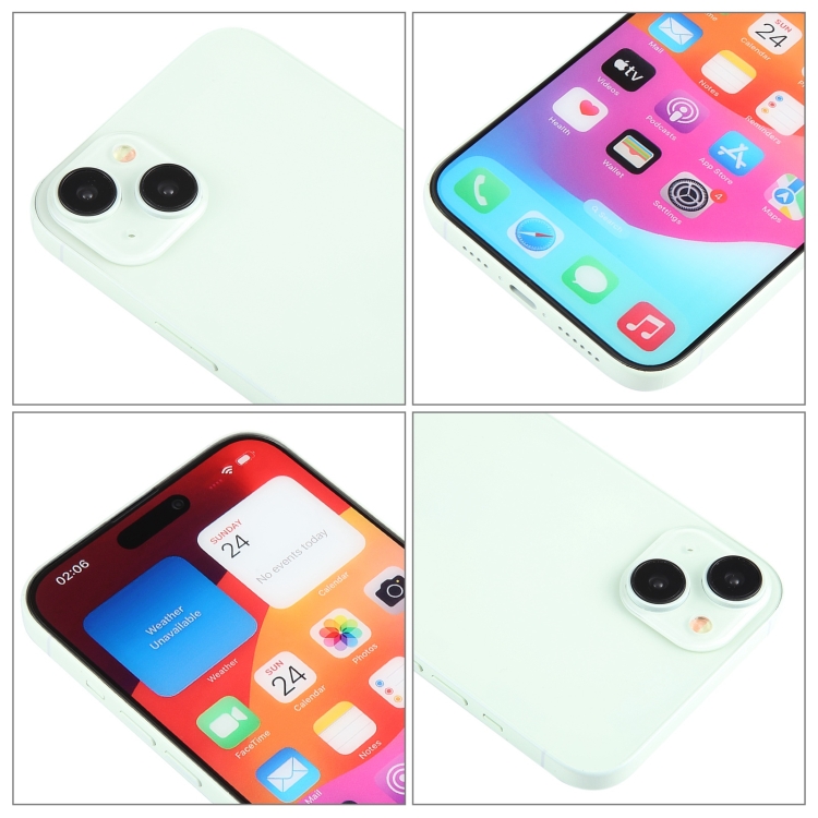 Pour iPhone 15 Écran couleur Faux modèle d'affichage factice non