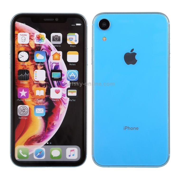 Pour iPhone XR écran couleur faux modèle d'affichage factice non  fonctionnel (bleu)