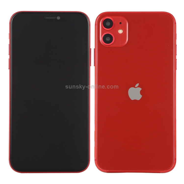 For iPhone 11 Black Screen Non-Working Fake Dummy Display Model (Red)