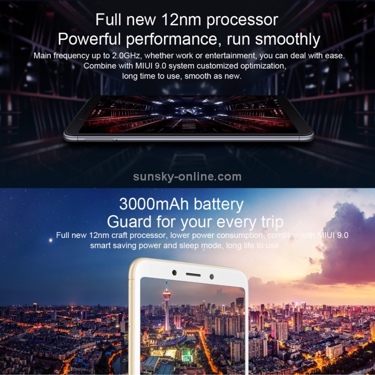 Sunsky Hk Warehouse Xiaomi Redmi 6a 2gb 16gb Global Official Version