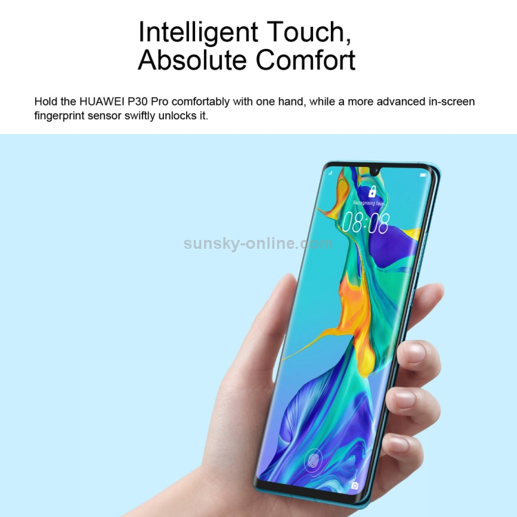 Huawei P30 Pro VOG-AL00, 8GB+128GB, China Version, Triple Back Cameras,  4200mAh Battery, Face ID & Screen Fingerprint Identification, 6.47 inch