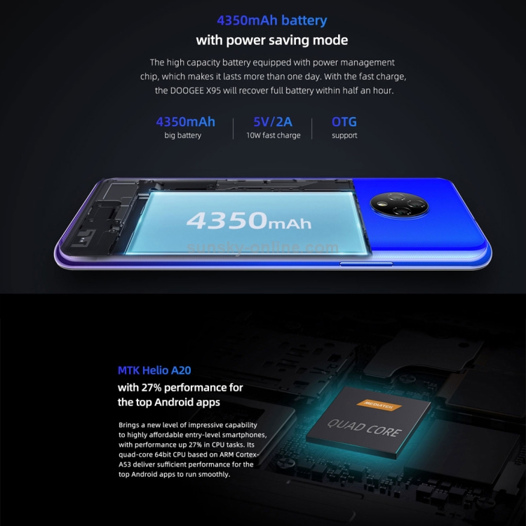 Smartphone X95 Pro 4GB / 32GB, Doogee, Correos Market