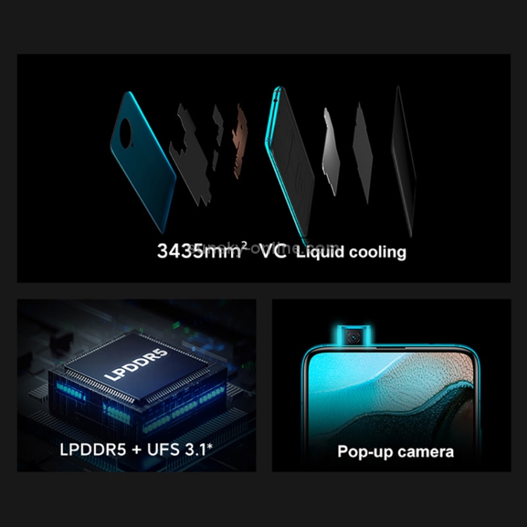 Batterie Originale Xiaomi Redmi K30 Pro - 4700 MAh + Bande Adhésif, Neuve Sous Blister