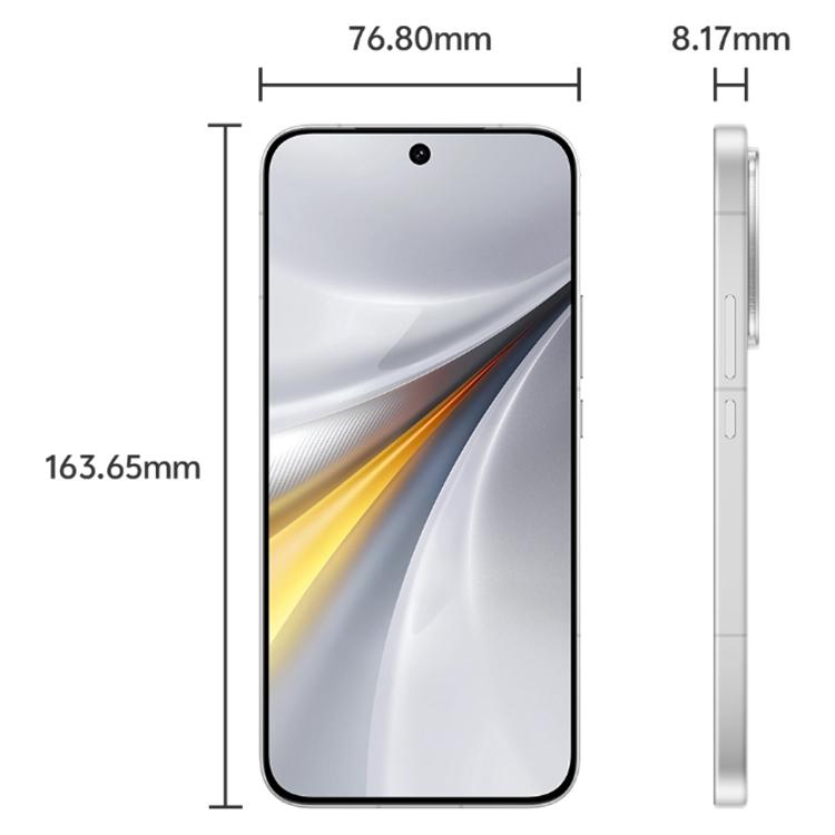 vivo iQOO 15, 12GB+256GB, 6.85 inch Android 16 OriginOS 6 Snapdragon 8 Elite Gen 5 Octa Core, OTG, NFC, Network: 5G, Support Google Play (White)