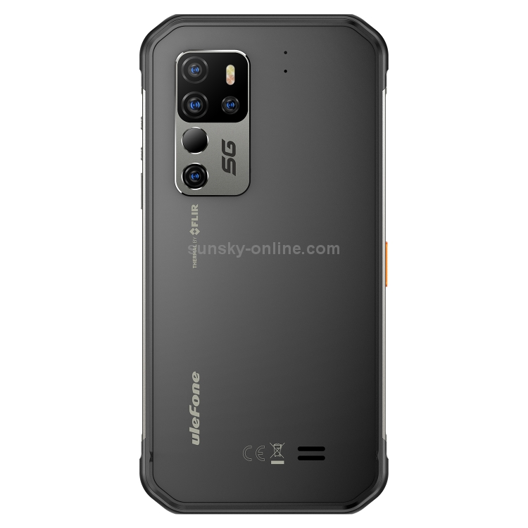 [HK Warehouse] Ulefone Armor 11T 5G Rugged Phone, Thermal Imaging Camera, 8GB+256GB, Quad Back Cameras, IP68/IP69K Waterproof Dustproof Shockproof, Face ID & Fingerprint Identification, 5200mAh Battery, 6.1 inch Android 11 MTK MT6873 Dimensity 800 Octa Core up to 2.0GHz, Network: 5G, OTG, NFC(Black) - 2