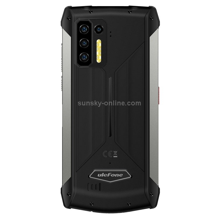 [HK Warehouse] Ulefone Armor 13 Rugged Phone, Infrared Distance Measure, 8GB+256GB, Quad Back Cameras, IP68/IP69K Waterproof Dustproof Shockproof, Face ID & Fingerprint Identification, 13200mAh Battery, 6.81 inch Android 11 MTK Helio G95 Octa Core up to 2.05GHz, Network: 4G, OTG, NFC(Black) - 2