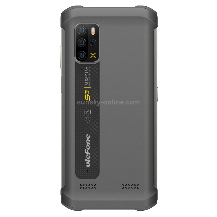[HK Warehouse] Ulefone Armor 12 5G Rugged Phone, 8GB+128GB, Quad Back Cameras, IP68/IP69K Waterproof Dustproof Shockproof, Face ID & Side Fingerprint Identification, 5180mAh Battery, 6.52 inch Android 11 MTK6833 Dimensity 700 Octa Core up to 2.2GHz, Network: 5G, OTG, NFC, Support Wireless Charging(Black) - 2