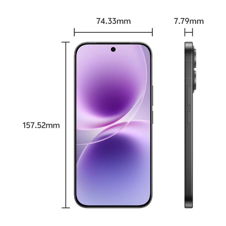 vivo X300 E, 12GB+256GB, 3D Ultrasonic Fingerprint, 6.59 inch OriginOS 6 Android 16 Snapdragon 8 Gen 5 Octa Core, OTG, NFC, Network: 5G (Black)