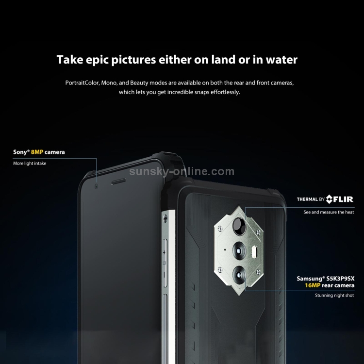 [HK Warehouse] Blackview BV6600 Pro Thermal Rugged Phone, 4GB+64GB