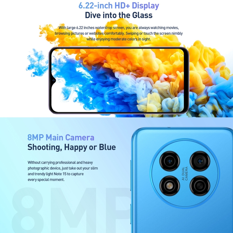 [HK Warehouse] Ulefone Note 15, 2GB+32GB