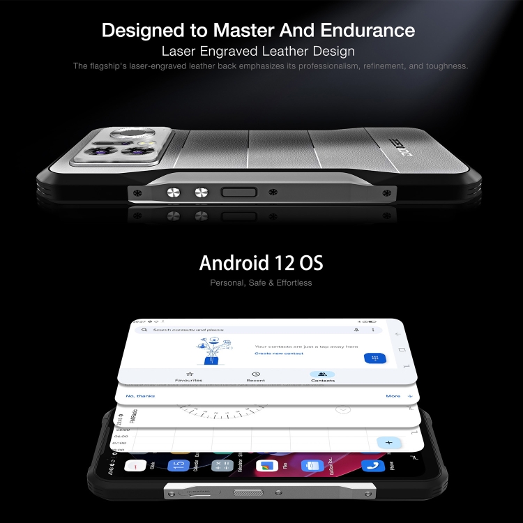 [Kho HK] Điện thoại chắc chắn DOOGEE V20 Pro 5G, Camera chụp ảnh nhiệt, 20GB+256GB, IP68/IP69K MIL-STD-810H Chống nước, chống bụi, chống sốc, Pin 6000mAh, Camera ba mặt sau, Nhận dạng vân tay bên hông, Android 12.0 Kích thước 700 Octa Core 6,43 inch lên tới 2.2GHz, Mạng: Dual 5G, NFC,OTG(Silver) - B7