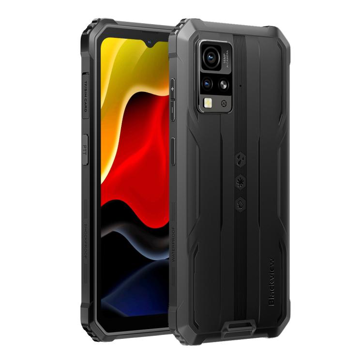 [HK Warehouse] Blackview BV4800 SE Rugged Phone, 4GB+64GB, 6.56 inch Android 15 UMS9320E T615 Octa Core, Network: 4G, OTG, NFC (Black)