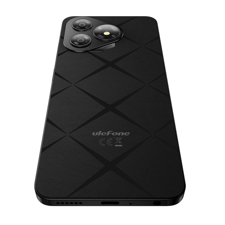 [HK Warehouse] Ulefone Note 19, 3GB+32GB, Face ID & Side Fingerprint, 6.56 inch Android 14 Go Unisoc T603 Octa Core, Network: 4G, Dual SIM, OTG (Black)