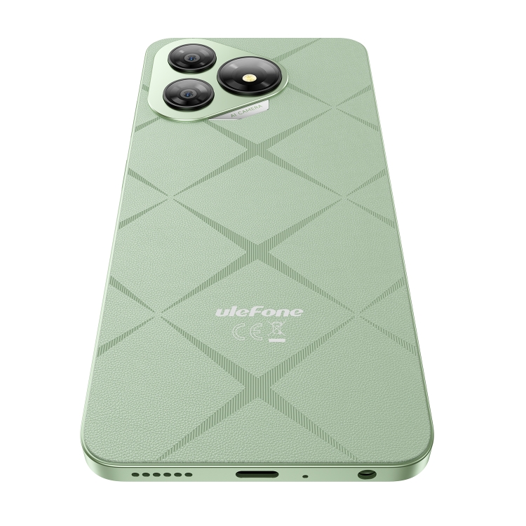 [HK Warehouse] Ulefone Note 19, 3GB+32GB, Face ID & Side Fingerprint, 6.56 inch Android 14 Go Unisoc T603 Octa Core, Network: 4G, Dual SIM, OTG (Green)