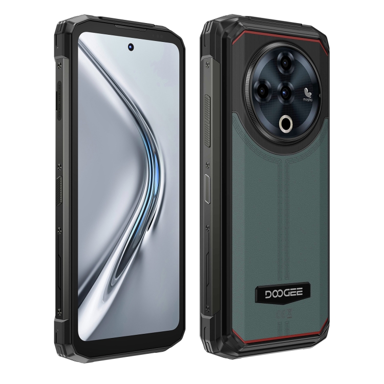 [HK Warehouse] DOOGEE Fire 6 Power Rugged Phone, 8GB+256GB, 6.56 inch Android 14 Spreadtrum T606 Octa Core, Network: 4G, OTG, NFC (Green) - 3