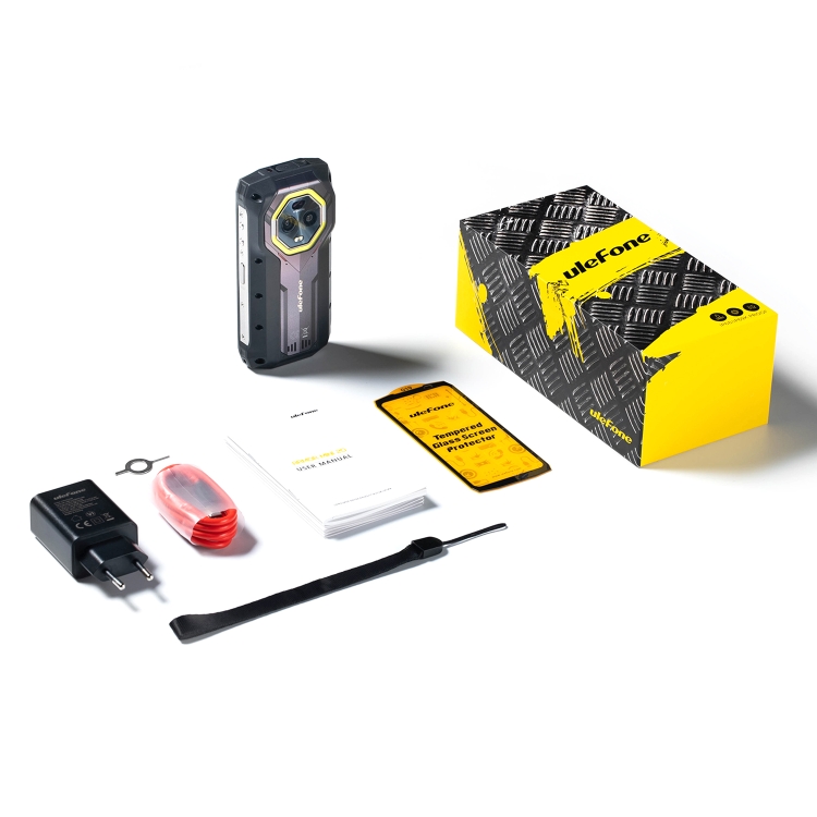 [HK Warehouse] Ulefone Armor Mini 20, Night Vision, 8GB+256GB, IP68/IP69K Rugged Phone, 4.7 inch Android 14 MediaTek Dimensity 6300 Octa Core, Network: 4G, NFC, OTG (Black)