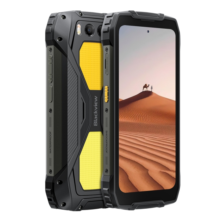 [HK Warehouse] Blackview BV7300 Rugged Phone, 6GB+256GB, IP68/IP69K/MIL-STD-810H, 6.67 inch Android 14 MediaTek Helio G81 MT6769V/CB Octa Core, Network: 4G, OTG (Black)