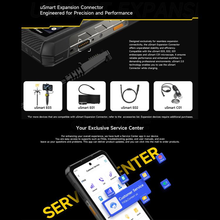 [HK Warehouse] Ulefone Armor 30 Pro Rugged Phone, 16GB+512GB, Night Vision, 6.95 inch + 3.4 inch Dual Screen Android 14 MediaTek Dimensity 7300X Octa Core, Network: 5G, OTG, NFC (Black)