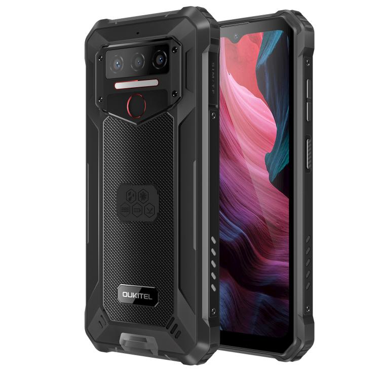 [HK Warehouse] Oukitel WP23 Plus Rugged Phone, 8GB+256GB, 6.52 inch Android 14.0Unisoc T606 Octa-core, NFC, OTG, Network: 4G (Black)