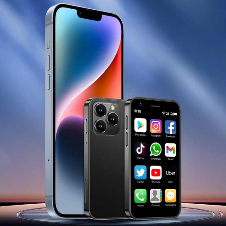 SOYES XS16, 2GB+16GB, 3.0 inch Android 10.0 MTK6737 Quad Core, Bluetooth, WiFi, Network: 4G, Dual SIM, Support Google Play Store (Black)
