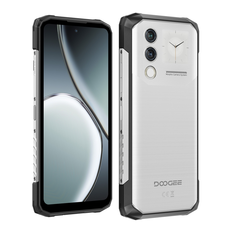 [HK Warehouse] DOOGEE Blade 10 Max, 8GB+256GB, 6.56 inch + 1.54 inch Android 14 Spreadtrum T606 Octa Core, Network: 4G, OTG, NFC (Silver)