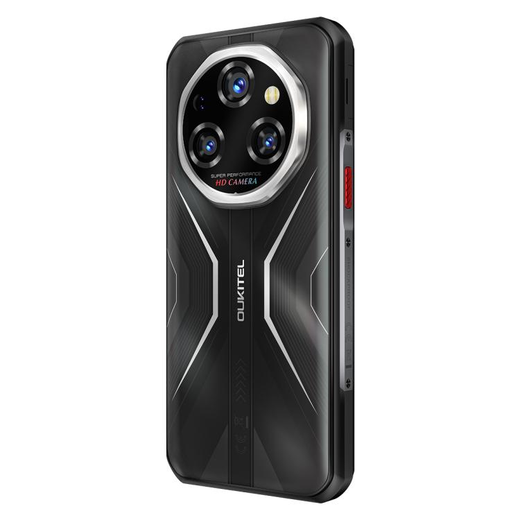 [Kho HK] Điện thoại Oukitel WP55 Pro 5G bền bỉ, 16GB + 512GB, Camera 108MP, Nhận dạng vân tay, 6,6 inch Android 15 MediaTek Dimensity 7025 Octa Core, NFC, OTG, Mạng: 5G (Đen) - 2