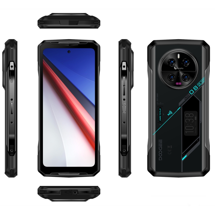 [HK Warehouse] DOOGEE V40 Pro Rugged Phone, 16GB+512GB, 6.78 inch Android 14 Dimensity 7300 Octa Core, Network: 5G, OTG, NFC (Blue)