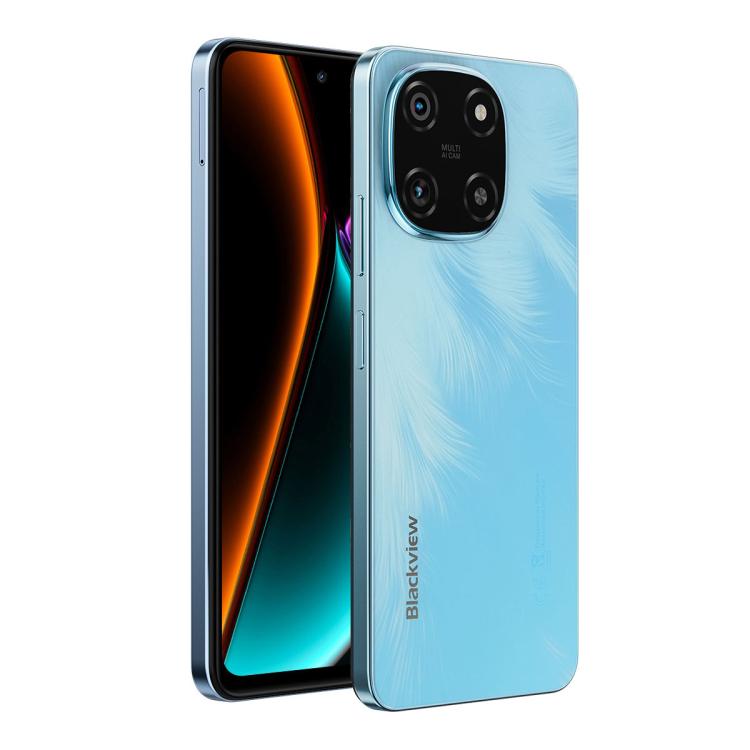 [HK Warehouse] Blackview COLOR 6, 8GB+128GB, Fingerprint & Face Identification, 6.67 inch Android 15 MediaTek Helio G81 Octa Core, Network: 4G (Celestial Blue)