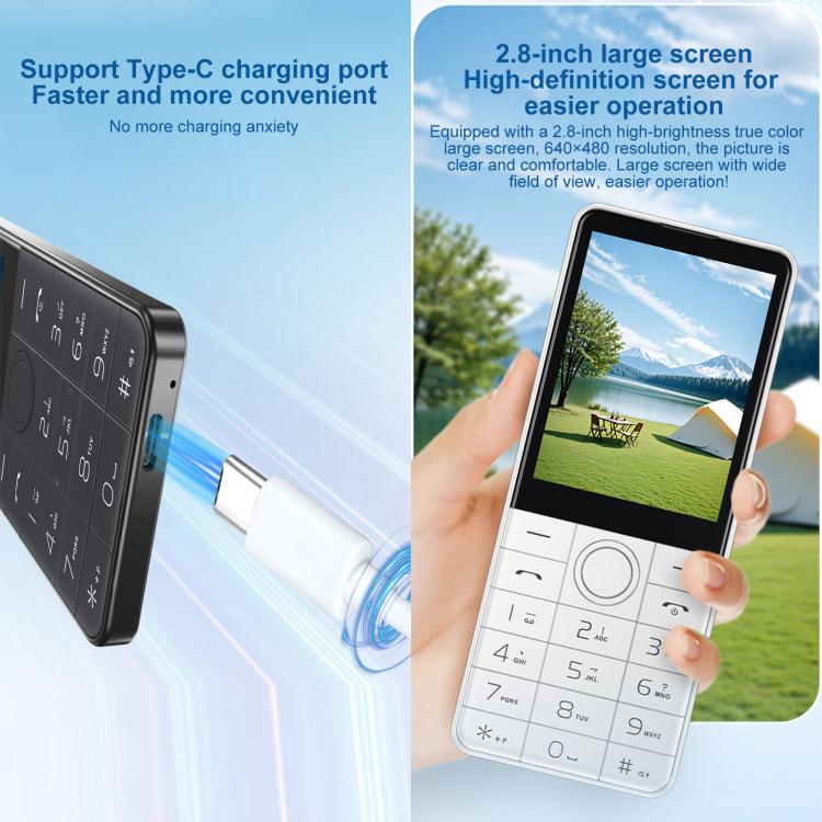 DOOV R17 / F22 Keypad Phone, 3GB+32GB, 2.8 inch Android 13 Mediatek ...