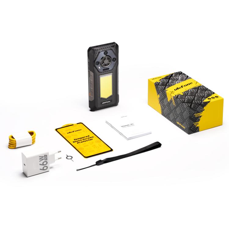 [HK Warehouse] Ulefone Armor 30, 12GB+512GB, Night Vision, IP68/IP69K Rugged Phone, 6.95 inch Android 15 MediaTek Helio G100 Octa Core, Network: 4G, NFC, OTG (Black)