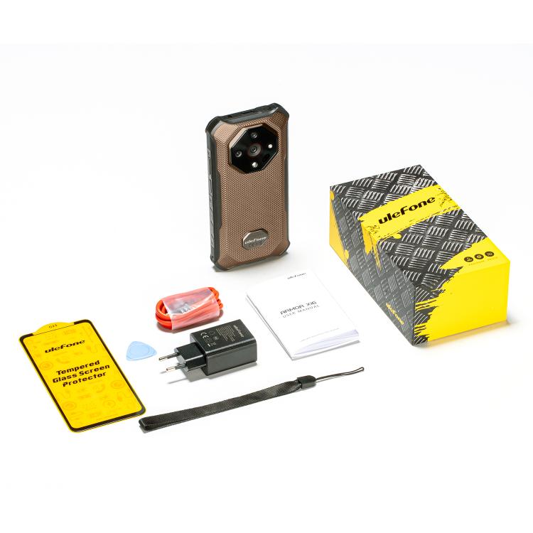 [HK Warehouse] Ulefone Armor X16, 6GB+128GB, Night Vision, IP68/IP69K Rugged Phone, 6.56 inch Android 15 MediaTek Helio G91 Octa Core, Network: 4G, NFC, OTG (Sand Dune)