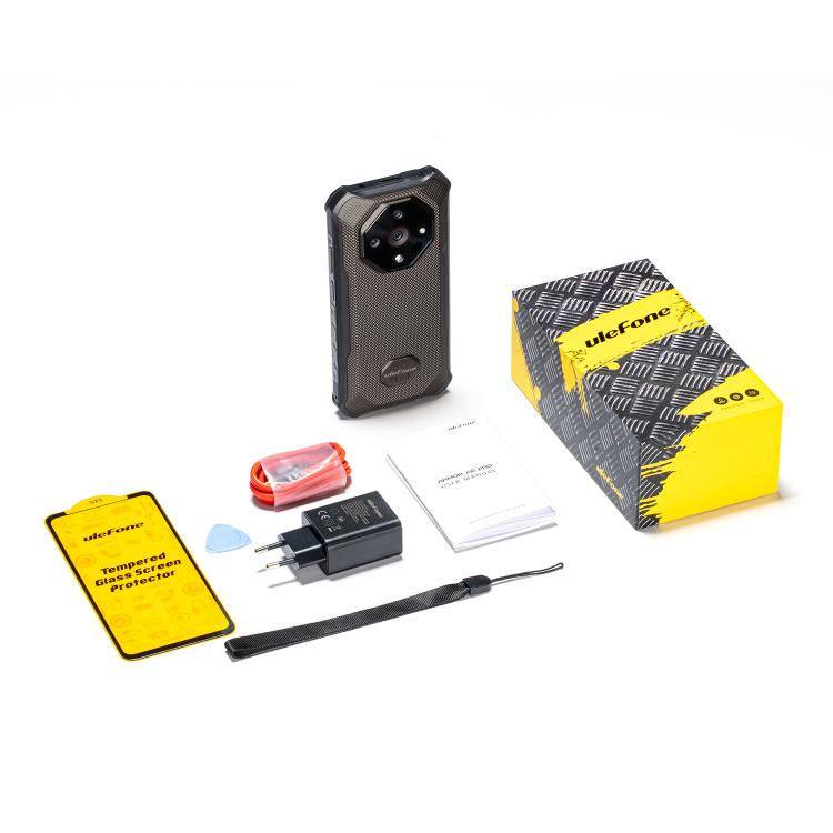 [HK Warehouse] Ulefone Armor X16 Pro, 8GB+256GB, Night Vision, IP68/IP69K Rugged Phone, 6.56 inch Android 15 MediaTek Dimensity 6300 Octa Core, Network: 5G, NFC, OTG (Wasteland Shadow)