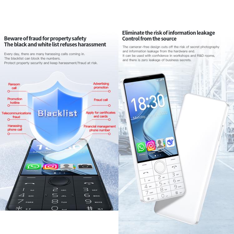 DOOV R70 Keypad Phone, 6GB+128GB, 4 inch Android 13 Mediatek MT6765 ...
