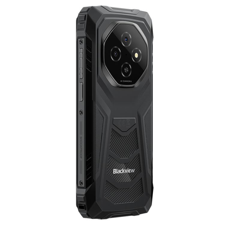 [HK Warehouse] Blackview FORT 1, 6GB+256GB, 6.56 inch Android 15 Unisoc UMS9230E T615 Octa Core, Network: 4G, OTG, NFC (Black)