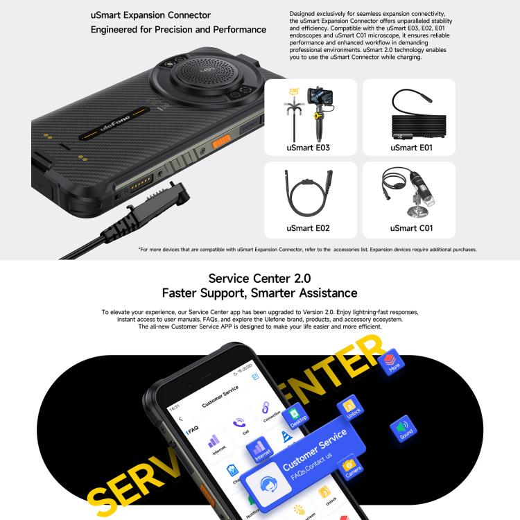 [HK Warehouse] Ulefone RugKing, 8GB+256GB, IP68/IP69K Rugged Phone, 5.99 inch Android 15 Unisoc T7255 Octa Core, Network: 4G, NFC, OTG (Black)