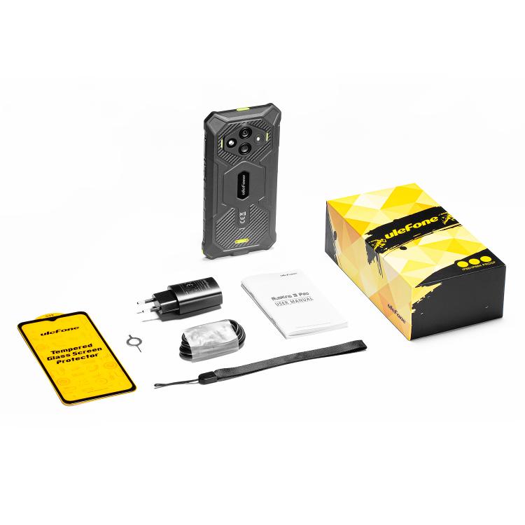 [HK Warehouse] Ulefone RugKing 3 Pro, 8GB+128GB, IP68/IP69K Rugged Phone, 6.56 inch Android 15 Unisoc T7250 Octa Core, Network: 4G, NFC, OTG (Green)